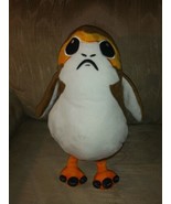 Star Wars Porg Plush 12&quot; Stuffed Animal Toy Lucasfilm Brown White Orange... - £22.87 GBP