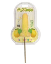 LEMON DROP COCK POP COCKTAILS LOLLI  ADULT NOVELTY GAG GIFT - €12,73 EUR
