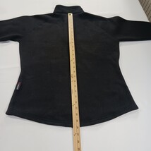 Cabela's Women's Black 1/4 Zip Long Sleeve Pullover Fleece Sweatshirt Size L Reg image 7