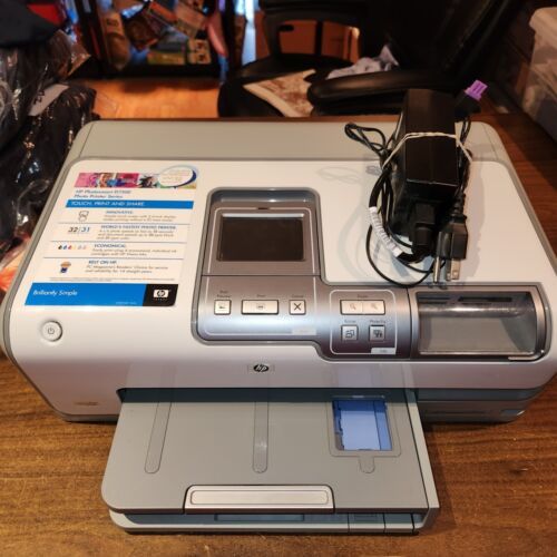 HP Photosmart D7300 Picture Printer Tested & working, needs new ink yellow HTF - $147.31