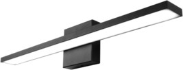 Ralbay 24 Inch Modern Led Black Vanity Light 20W Frosted Aluminum For Bathroom - $77.62