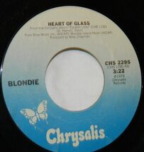 Blondie - Heart of Glass - 11:59 Chrysalis 1979 (45 RPM 7”Single) VG++ - $4.90