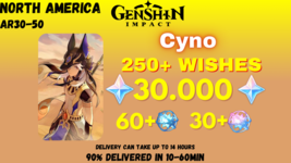 Genshin Impact | Cyno, 30000 GEMS, 250+ WISHES | NORTH AMERICA-show orig... - £24.10 GBP