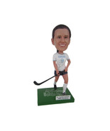 Custom Bobblehead Female Field Hockey Player Running With Hockey Stick -... - £71.67 GBP