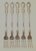 1835 R WALLACE A1 TROY PATTERN - Cocktail Fork Set - $42.81