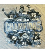 NEW ENGLAND PATRIOTS T-Shirt XL 2014 NFL SUPER BOWL CHAMPS 100% Cotton F... - $315.32 MXN