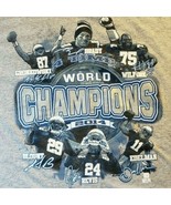 NEW ENGLAND PATRIOTS T-Shirt XL 2014 SUPER BOWL CHAMPIONS 100% Cotton FR... - £12.58 GBP