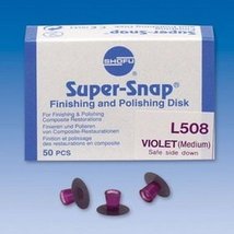 Shofu Dental Corp L508 Super-Snap Disks Finishing Dk Violet 50/Bx - $23.99