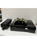 Microsoft Xbox 360 S Slim Black Console Tested Works over 200GB Controll... - £93.41 GBP
