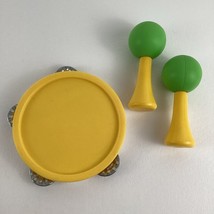 Fisher Price Marching Band Musical Instruments Tambourine Maracas Vintag... - $24.70