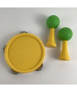 Fisher Price Marching Band Musical Instruments Tambourine Maracas Vintag... - $24.70