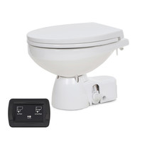 Jabsco Quiet Flush E2 Fresh Water Toilet Regular Bowl - 12V  Soft Close ... - $800.26
