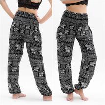 Black ELEPHANT Pants Women Boho Pants Hippie Pants Yoga - £13.58 GBP