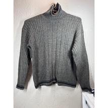 Tag Sport Acrylic Turtleneck Sweater Knit Ribbed Preppy Comfort Size Medium - $371.56 MXN