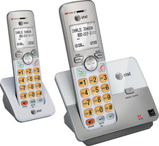 AT&T - EL51203 DECT 6.0 Expandable Cordless Phone System - Silver - £59.44 GBP