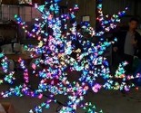 Multi-color Change 21 Functions LED Cherry Blossom Tree Light Fake Natural Trunk - $711.38