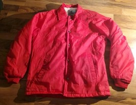 Vintage WEATHER BREAKER Sherpa Lined M Jacket Windbreaker Made In USA Wo... - $28.70