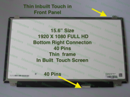 Dell Inspiron Model P75F013 15.6&quot; FHD IPS Touch Screen LCD LED Digitizer - £87.36 GBP