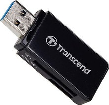 TS RDF5K USB 3.1 SDHC SDXC microSDHC SDXC Card Reader Black - £23.15 GBP