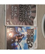 Rock Band 2 + Metal Track Pack Nintendo Wii Video Game 2009 - £15.24 GBP