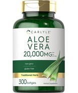 Carlyle Aloe Vera Capsules 20,000mg | 300 Softgel Pills - $35.13 CAD