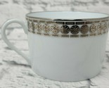 Haviland Eternity Blanc Teacup Limoges Porcelain, 5.4 oz., White/Gold - $35.64