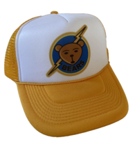 Vintage Bad News Bears Hat Movie Trucker Hat Adjustable snapback Yellow Cap - £14.05 GBP