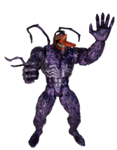 Venom purple variant  hard plastic toy figure 10&quot; mexican manufactured - $42.06