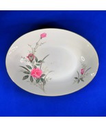 Vintage 1960s Fine China of Japan Golden Rose Porcelain Oval Serving Bowl - £22.56 GBP