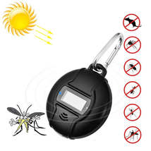Q3 Outdoor Portable Solar Pest Control Insect Bugs Ultrasonic Mosquito Repellent - £11.85 GBP