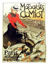 Motorcycles Comiot Vintage Ad POSTER.Graphic Design.Wall Art Decoration.3250 - £14.07 GBP+
