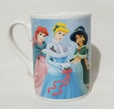 Disney 6 Princess 2008 Christmas Coffee Tea Cup Mug  Cinderella Snow White - $8.21