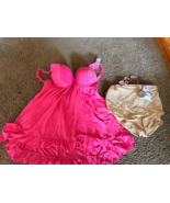 NWT Vintage LOT K-Mart Pink Babydoll Lingerie Thong Tummy Control Panty ... - $614.54 MXN