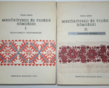 2 HUNGARIAN Embroidery Pattern Books Sewn Canvas &amp; Free Draw of MEZOKOVESED - £72.30 GBP