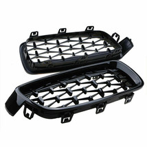 All Black for BMW 3 Serie F30 F31 Diamond Style Front Upper Grill 320i 3... - £36.46 GBP