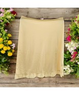 LORRAINE Half Slip Women’s Tall Med Cream Skirt Nylon Silky Lace Trim Sp... - $389.35 MXN