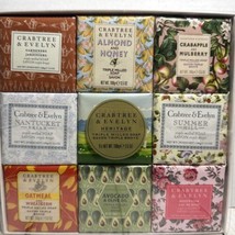 Crabtree &amp; Evelyn Triple Milled Scented Heritage Bar Soap 3.5oz 9-Different Bars - $39.59