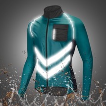 WOSAWE Reflective Cycling Jackets Men  Waterproof Lightweight Rain Windbreaker C - £88.64 GBP