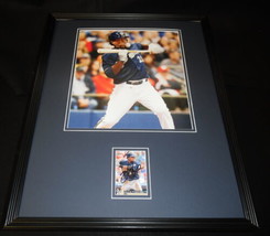Rickie Weeks Signed Framed 16x20 Beanball Photo Display Brewers - £77.31 GBP