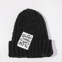 COKK Winter Hats For Women Men Unisex   Solid Color Letters Ear Protection Bonne - £151.84 GBP