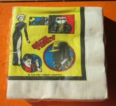 Dick Tracy Party Napkins 20 Beverage and 16 Luncheon Napkins - £8.10 GBP