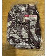 31 Thirty One Mini Organizer with handles Patchwork Purple Paisley Patte... - $40.60 CAD