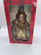 Kurt S Adler Snowman 8&quot; Mercury Blown Glass Snowman Ornament Figure In Box - £11.68 GBP
