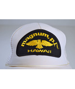 Vintage Magnum PI Hawaii White Foam Mesh Snapback Trucker Hat Cap Scramb... - $27.12