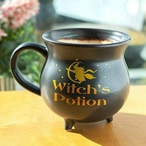 Witch&#39;s Potion Cauldron Ceramic Porcelain Mug Bowl 32 Fl Oz - £18.47 GBP