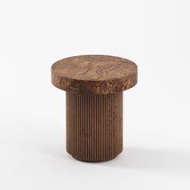 interoknack Designer Travertine Round Stool  Vintage Creative Entryway ... - €684,01 EUR