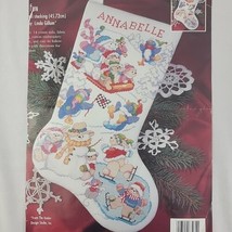 Winter Fun XMAS Stocking X Stitch Kit Bucilla 83435 PATTERN INSTRUCTIONS... - £12.70 GBP