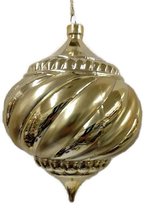 Plastic Onion Swirl Ornament (5.5 inch, Gold) - $8.50
