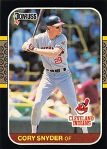 1987 Donruss #526 Cory Snyder RC Rookie Card Cleveland Indians ⚾ - £0.70 GBP