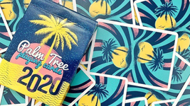 Palm Tree Playing Cards Poker Size Deck USPCC Custom Limited Edition New Sealed - £12.65 GBP